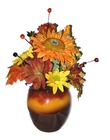 Carmel Chocolate Ceramic Vase